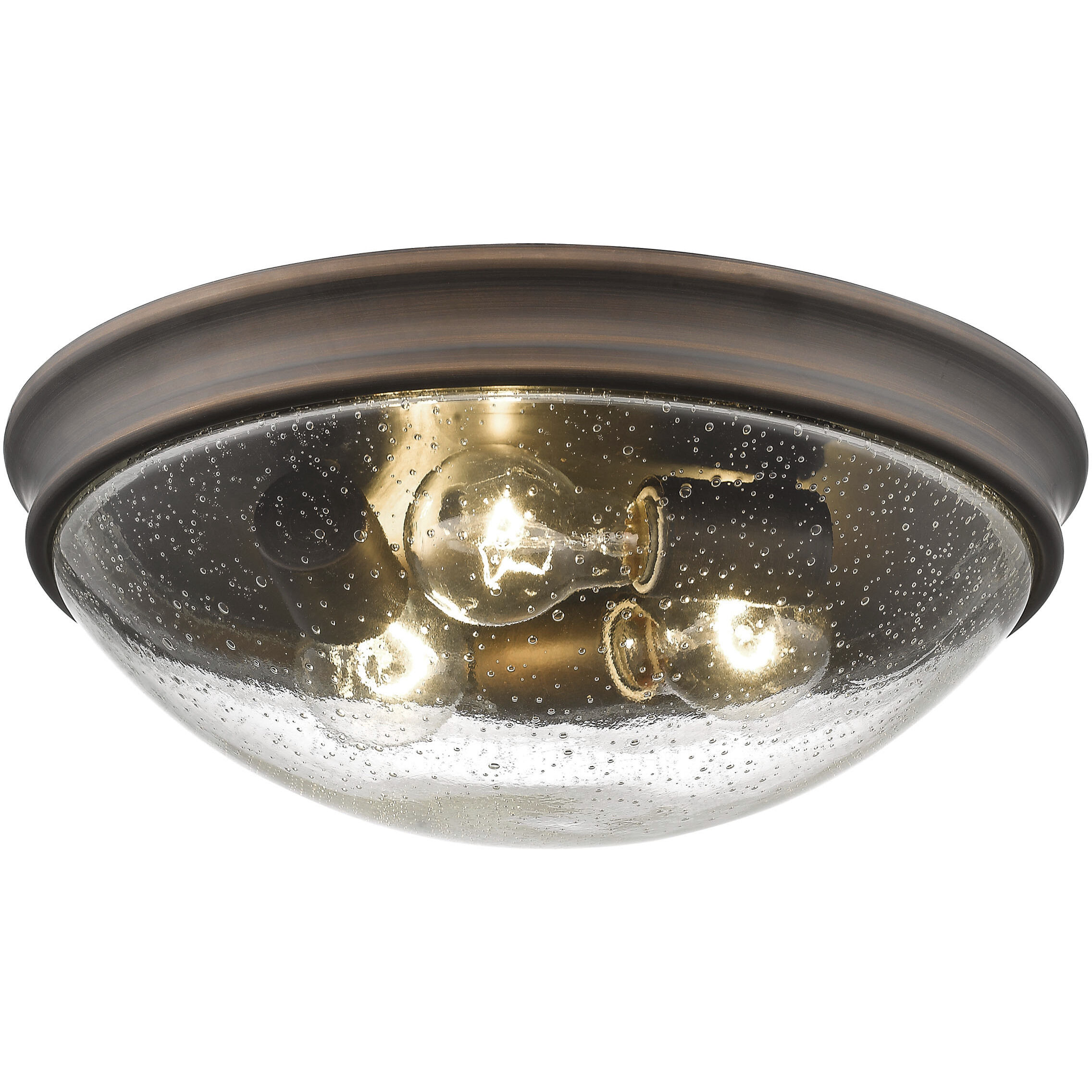 Belforge 3 Light 14.00 inch Flush Mount